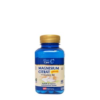 VITAHARMONY Magnesium citrát 400 mg + Vitamín B6 60 tabliet