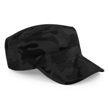 Beechfield Vojenská čiapka Camo Army - Midnight Camo