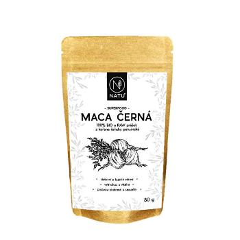 NATU Maca čierná BIO prášok 80 g