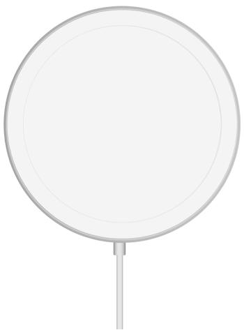 ER POWER Bezdrôtová Magsafe nabíjacia podložka 15W biela