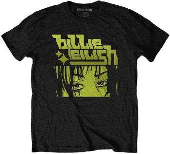 Billie Eilish Tričko Anime Logo Unisex Black M