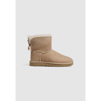 UGG  MINI BAILEY BOW II 1016501  Polokozačky Béžová