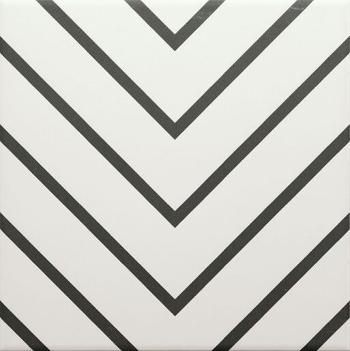 Dlažba Ribesalbes Echo čiernobiela 20x20 cm mat ECHO20