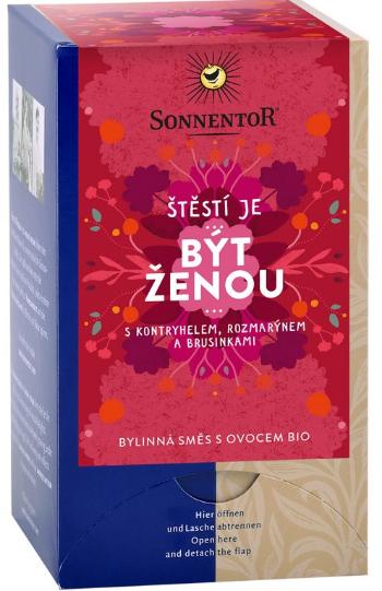 SONNENTOR Bio bylinná zmes s ovocím Byť ženou vrecúška 18 x 1.7 g