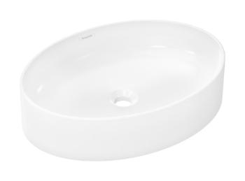 Umývadlo na dosku Hansgrohe Xuniva D 55x40 cm bez otvoru pre batériu, bez prepadu 60165450