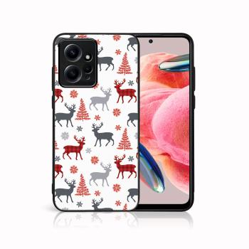 MY ART Kryt s vianočným dizajnom Xiaomi Redmi Note 12 DEER (068)