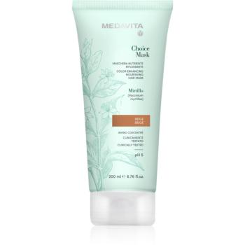 Medavita Choice Beige vyživujúca maska pre farbené vlasy 200 ml
