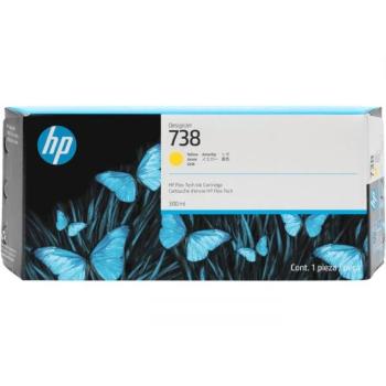 HP 676N1A - originálna cartridge HP 738M, žltá, 300ml
