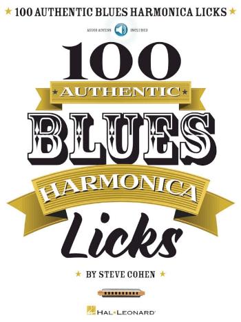 Hal Leonard 100 Authentic Blues Harmonica Licks Noty