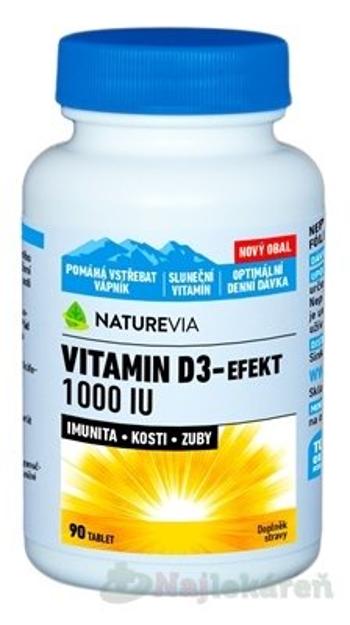 SWISS NATUREVIA VITAMIN D3-EFEKT 1000 I.U., 90 ks