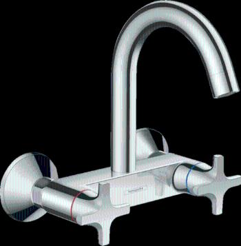 Drezová batéria Hansgrohe Logis M32 s otočným ramienkom 150 mm chróm 71286000