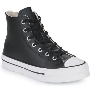 Converse  Chuck Taylor All Star Eva Lift Leather Foundation Hi  Členkové tenisky Čierna