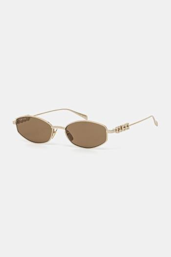 Slnečné okuliare Gucci dámske, zlatá farba, GG1802S