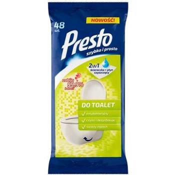PRESTO vlhčené utierky na WC 48 ks (5900095018902)