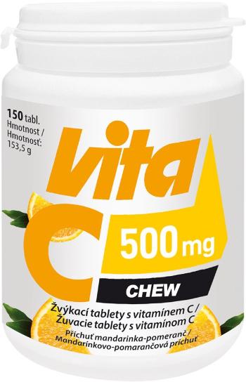 VITABALANS Vita C 500 mg chew Mandarínkovo-pomarančová príchuť 150 tabliet