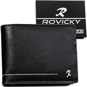 Elegantná pánska kožená peňaženka s RFID ochranou - Rovicky