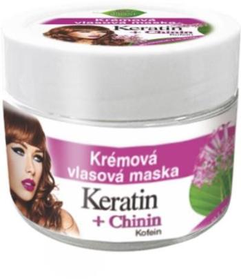 Hajpakolás BIONE COSMETICS Bio Kinin és Keratin Hajpakoló krém 260 ml