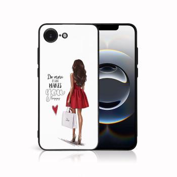 MY ART Ochranný kryt pre Apple iPhone 16e RED DRESS (137)