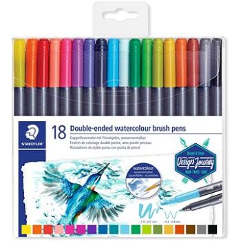 Staedtler Marsgraphic Duo štetcové – súprava 18 ks (4007817042830)