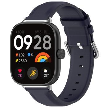 LEATHER Kožený remienok pre Xiaomi Redmi Watch 5 tmavomodrý