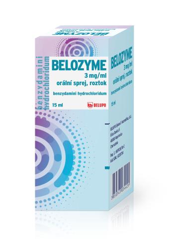 Belozyme 3 mg/ml orální sprej 15 ml