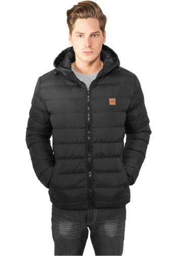 Pánska bunda Urban Classics Basic Bubble Jacket blkblkblk - S