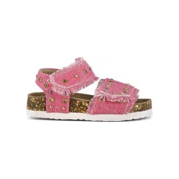 Colors of California  Baby sandal denim and studs  Sandále Modrá