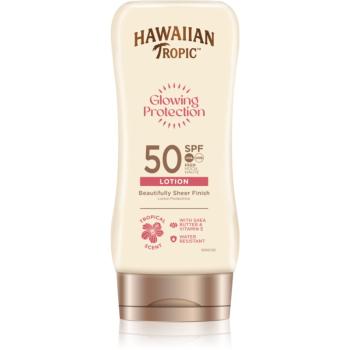 Hawaiian Tropic Glowing Protection Lotion opaľovacie mlieko SPF 50+ 180 ml