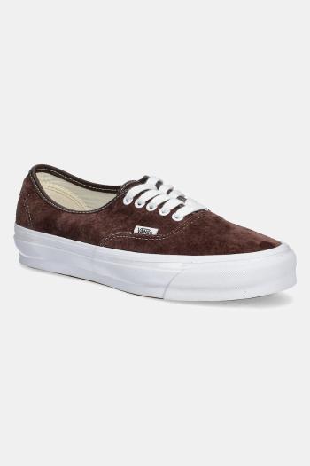 Semišové tenisky Vans Premium Classics LX Authentic Reissue 44 hnedá farba, VN0007QZDMV1