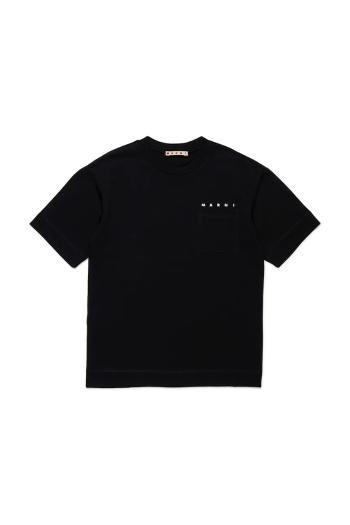 Tričko Marni MT272U T-SHIRT čierna farba, M01415