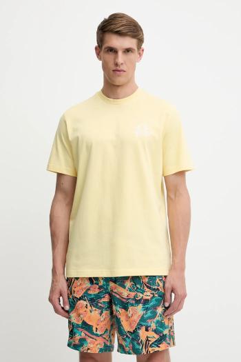 Bavlnené tričko adidas Originals Graphic Tee pánske, žltá farba, s potlačou, KC4958