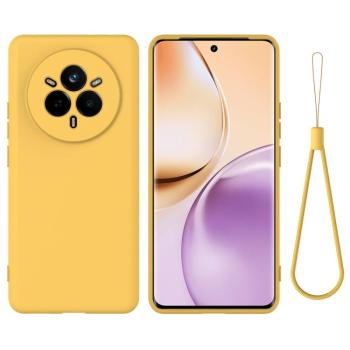 RUBBER Ochranný kryt pre Realme 14 Pro+ 5G žltý