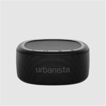 URBANISTA Bluetooth reproduktor so solárnym nabíjaním Malibu, čierna