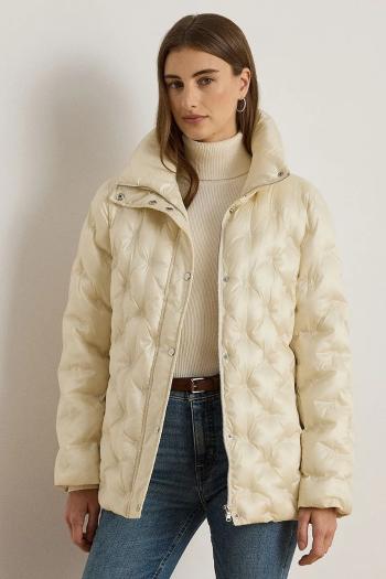 Bunda Lauren Ralph Lauren béžová farba, prechodná, 297980104