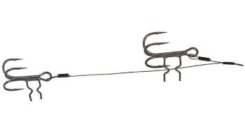 Rage strike point double stinge 2 ks - háčik 4 a 6 dĺžka 10 cm a 5 cm nosnosť 12 kg