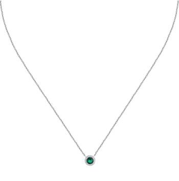 La Petite Story Elegantný strieborný náhrdelník so zirkónmi Silver LPS10AWV06