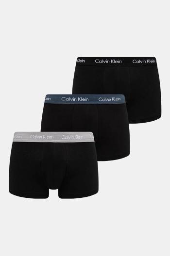 Boxerky Calvin Klein Underwear 3-pak pánske, čierna farba, 0000U2664G