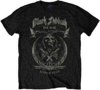 Black Sabbath Tričko The End Mushroom Cloud Unisex Black S