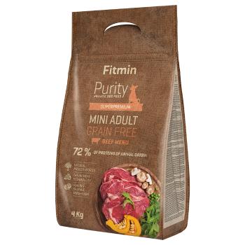 2x4kg Fitmin Purity Adult Mini marha (gabonamentes) száraz kutyatáp