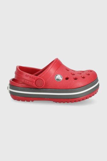 Detské šľapky Crocs červená farba