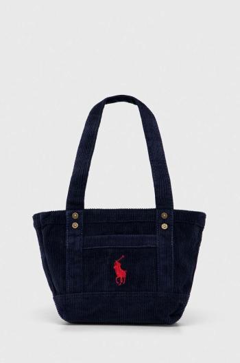 Detská kabelka Polo Ralph Lauren tmavomodrá farba