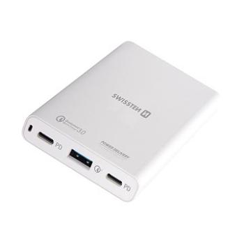 Swissten nabíjačka pre notebook 60 W, USB, 2× USB-C (22013345)