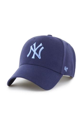 Šiltovka 47 brand MLB New York Yankees tmavomodrá farba, s nášivkou, B-MVPSP17WBP-LNK