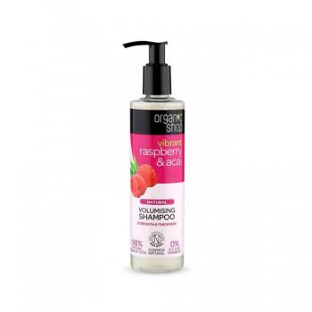 Organic Shop Objemový šampón Vibrant Raspberry & Acai (Volumising Shampoo) 280 ml