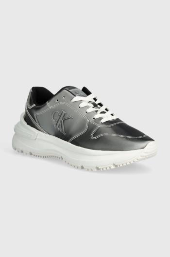 Tenisky Calvin Klein Jeans CHUNKY RUNNER LOW V MG DC strieborná farba, YW0YW01424,