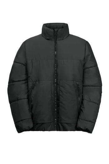 Detská bunda Jack Wolfskin TEEN INS čierna farba