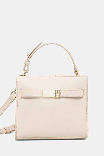 Kabelka Tommy Hilfiger béžová farba, AW0AW17405