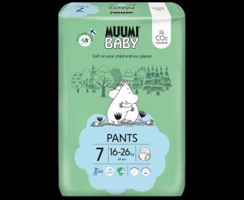 MUUMI BABY Nohavičky plienkové jednorázové 7 XL 16-26kg, 34 ks