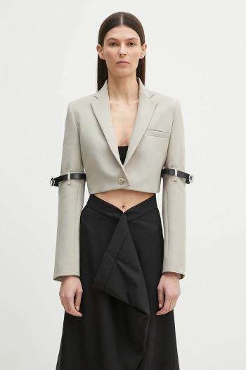Sako Coperni Hybrid Cropped Tailored béžová farba, jednoradové, COPV74F3004