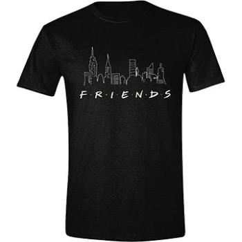 Friends: Logo and Skyline, tričko M (5057736985557)